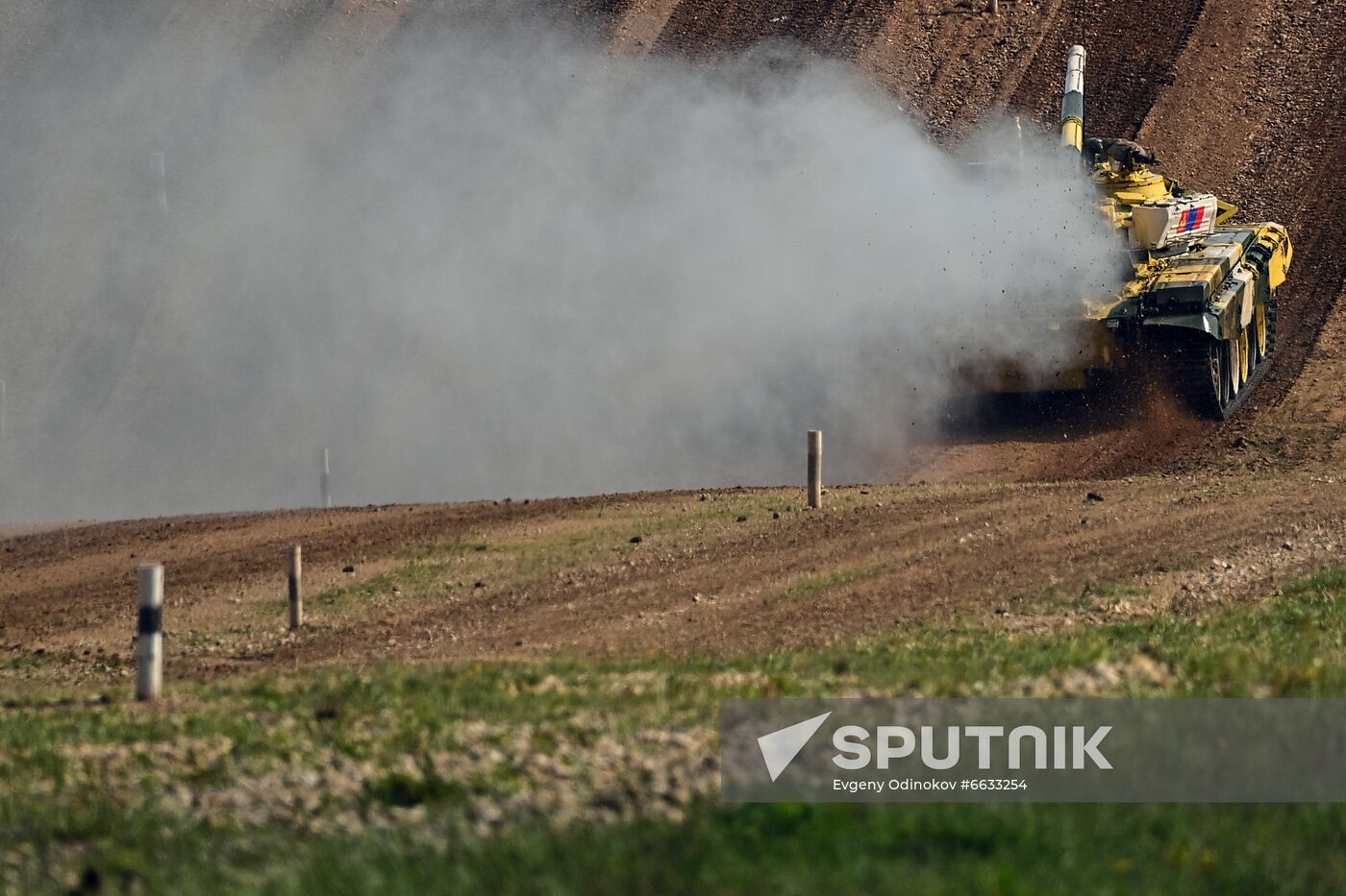 Russia Army Games Tank Biathlon