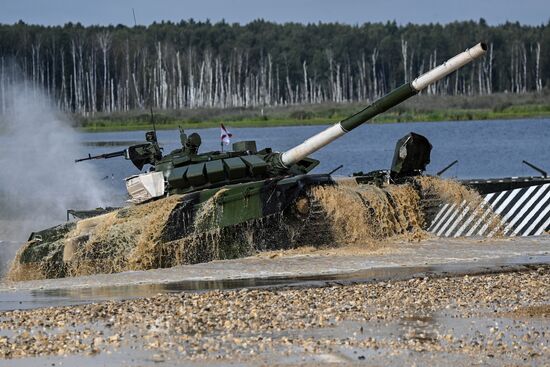 Russia Army Games Tank Biathlon