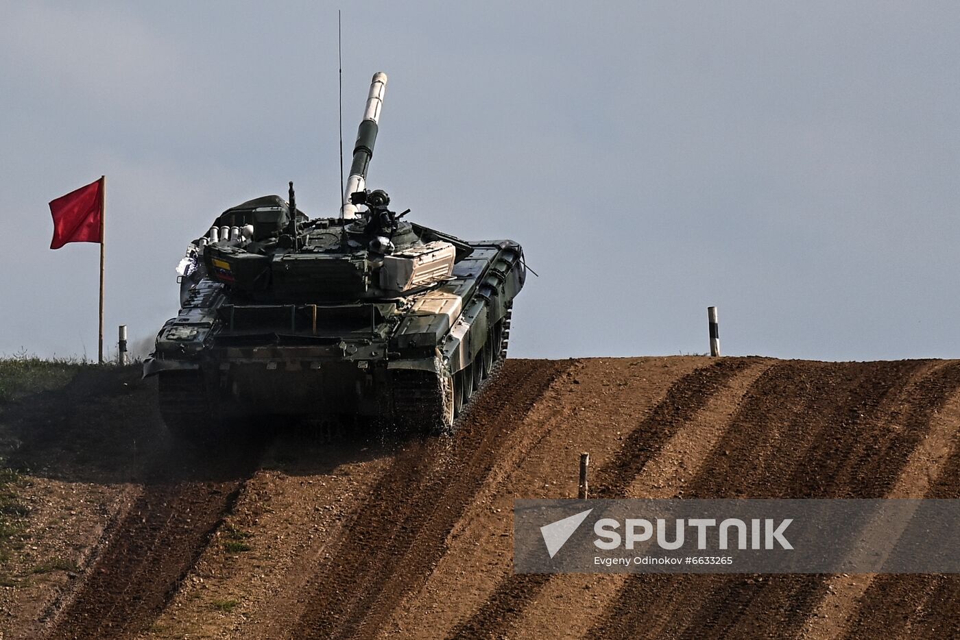 Russia Army Games Tank Biathlon