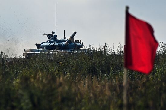 Russia Army Games Tank Biathlon