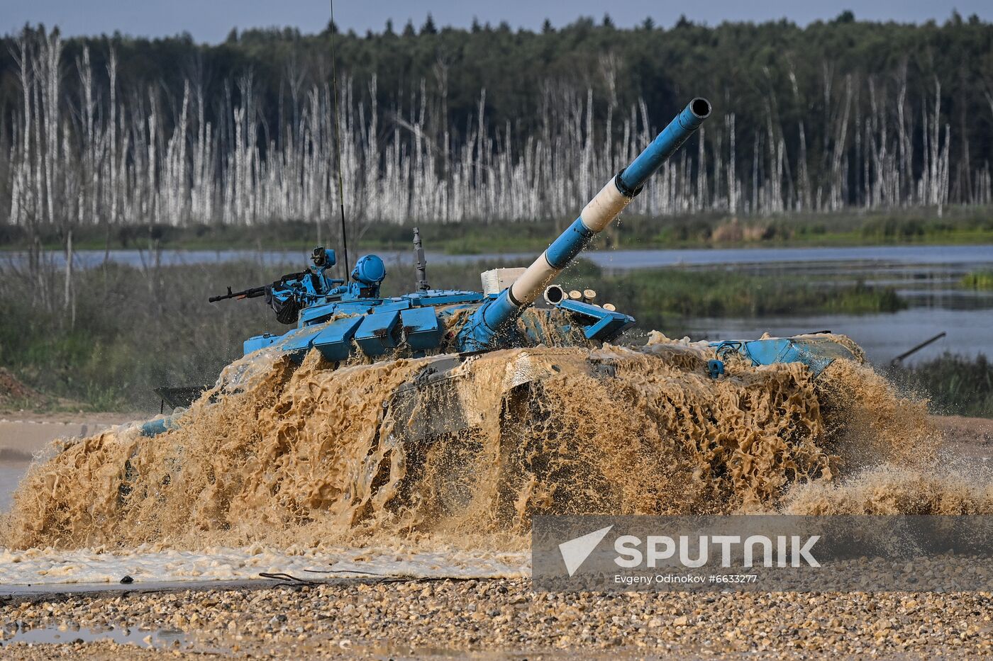 Russia Army Games Tank Biathlon
