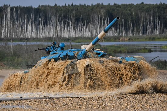 Russia Army Games Tank Biathlon