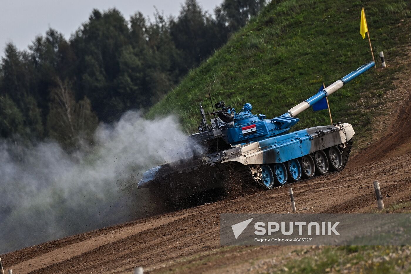 Russia Army Games Tank Biathlon