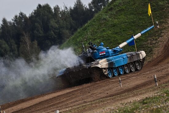 Russia Army Games Tank Biathlon