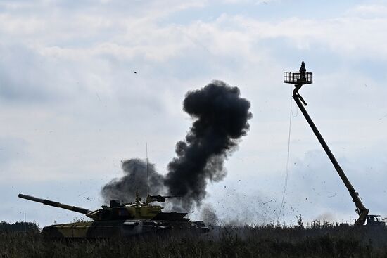 Russia Army Games Tank Biathlon