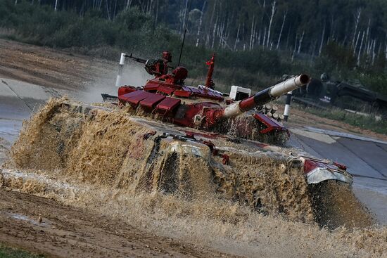 Russia Army Games Tank Biathlon