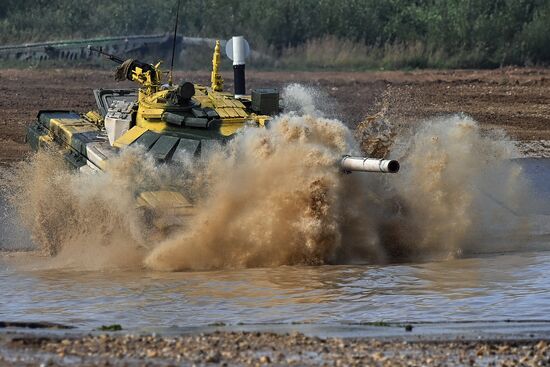 Russia Army Games Tank Biathlon