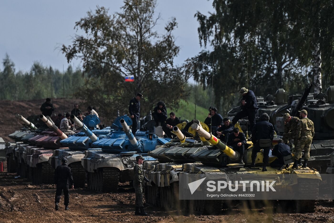 Russia Army Games Tank Biathlon
