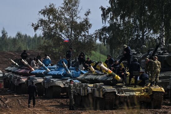 Russia Army Games Tank Biathlon
