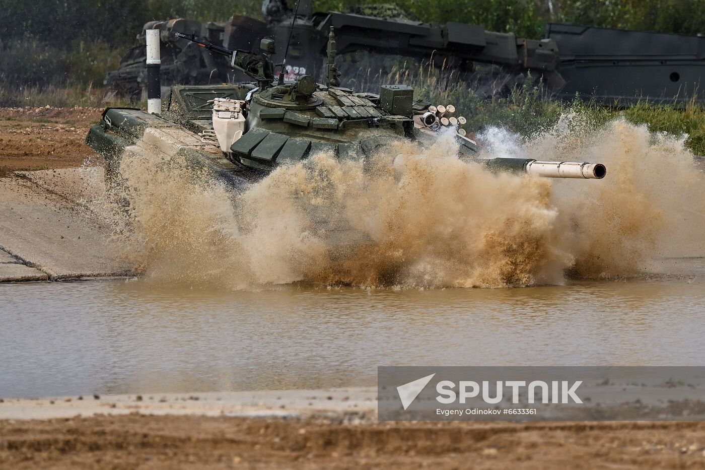 Russia Army Games Tank Biathlon