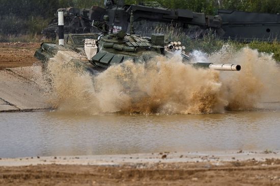 Russia Army Games Tank Biathlon