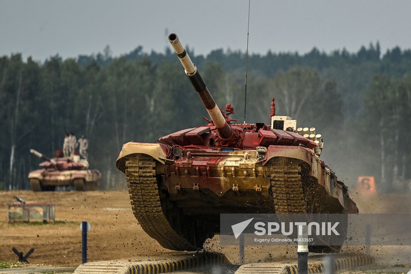 Russia Army Games Tank Biathlon
