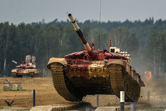 Russia Army Games Tank Biathlon