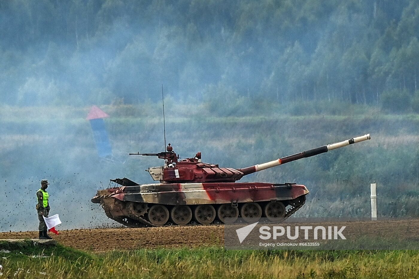 Russia Army Games Tank Biathlon