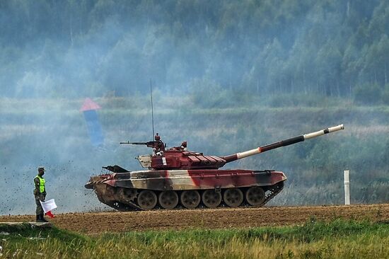 Russia Army Games Tank Biathlon