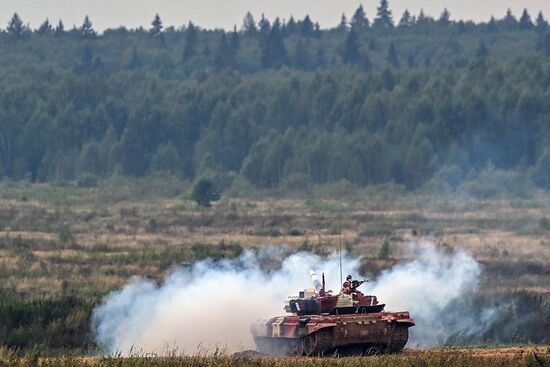 Russia Army Games Tank Biathlon