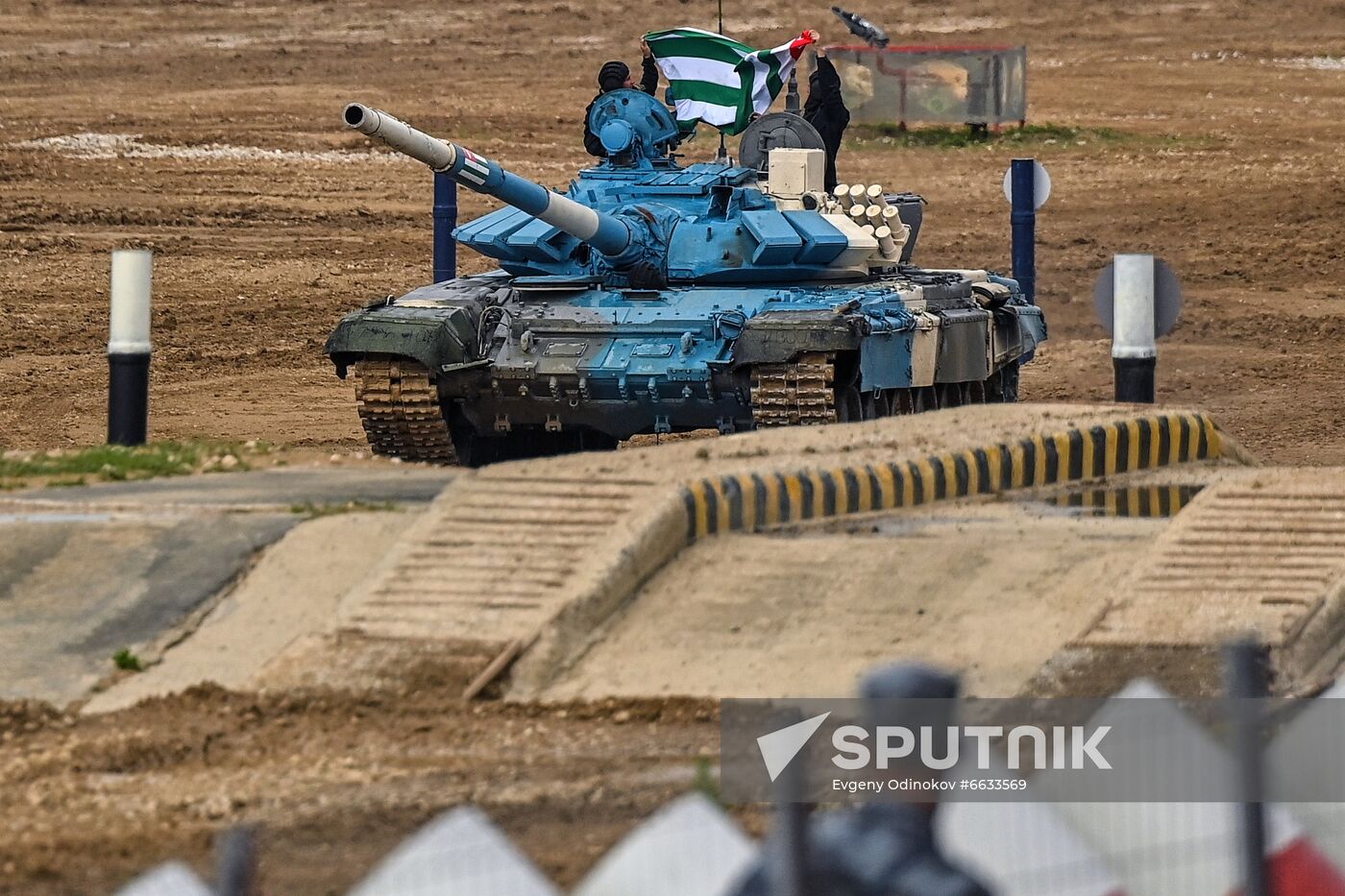Russia Army Games Tank Biathlon