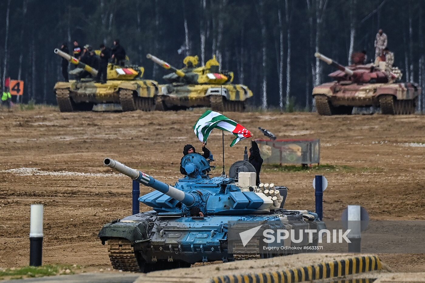 Russia Army Games Tank Biathlon