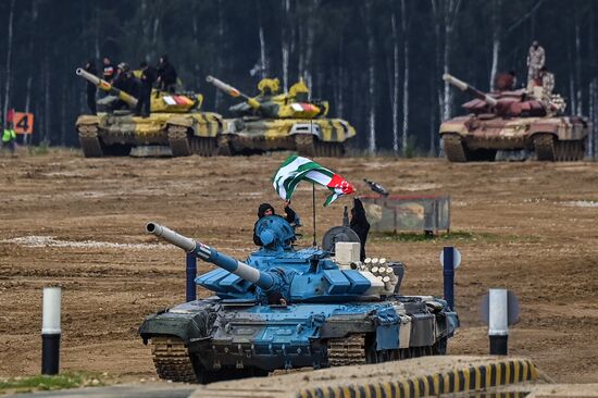 Russia Army Games Tank Biathlon
