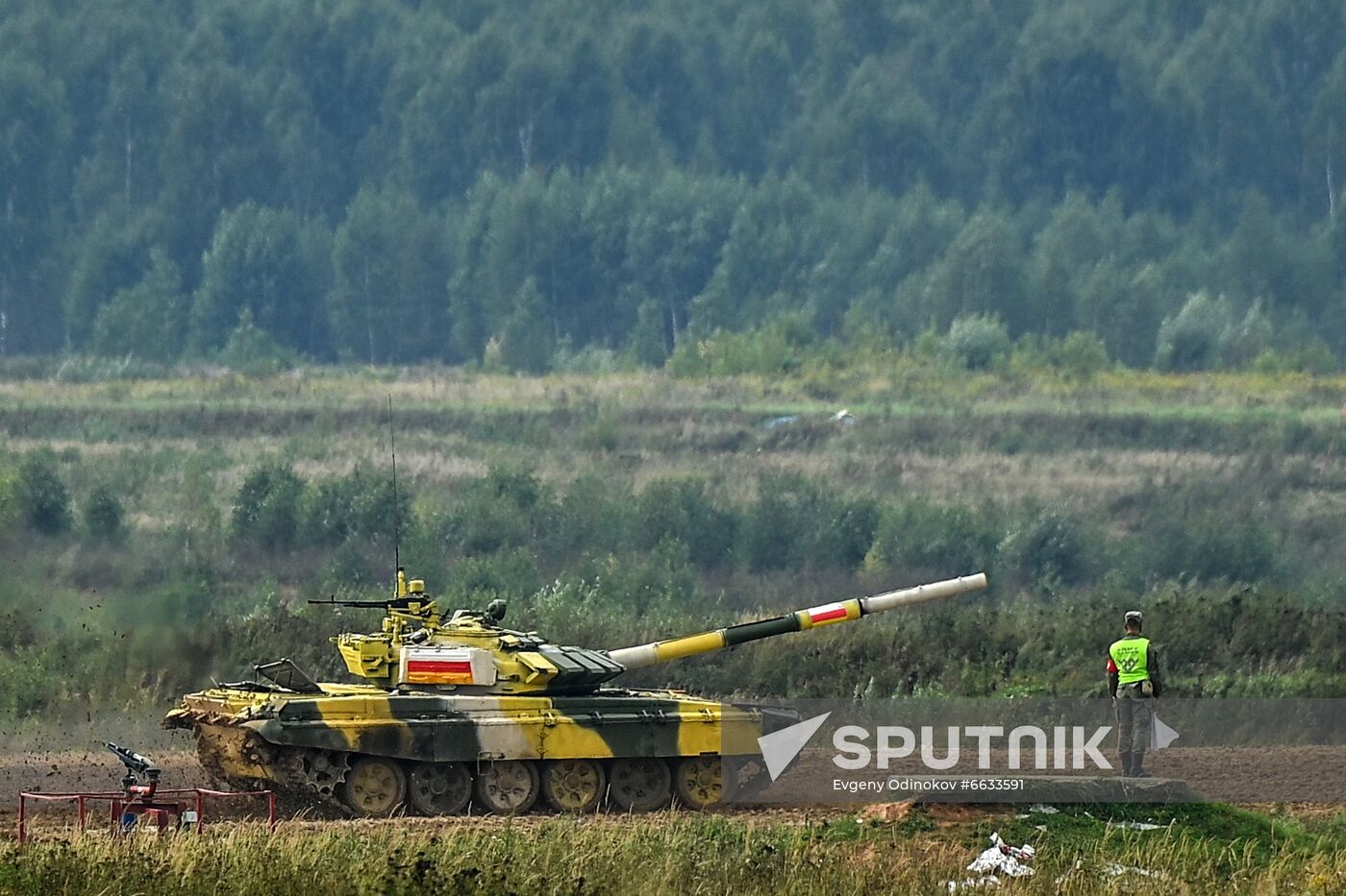 Russia Army Games Tank Biathlon