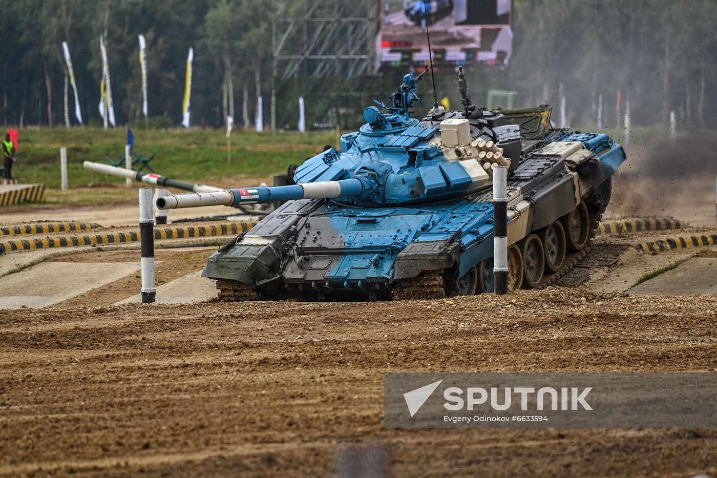 Russia Army Games Tank Biathlon