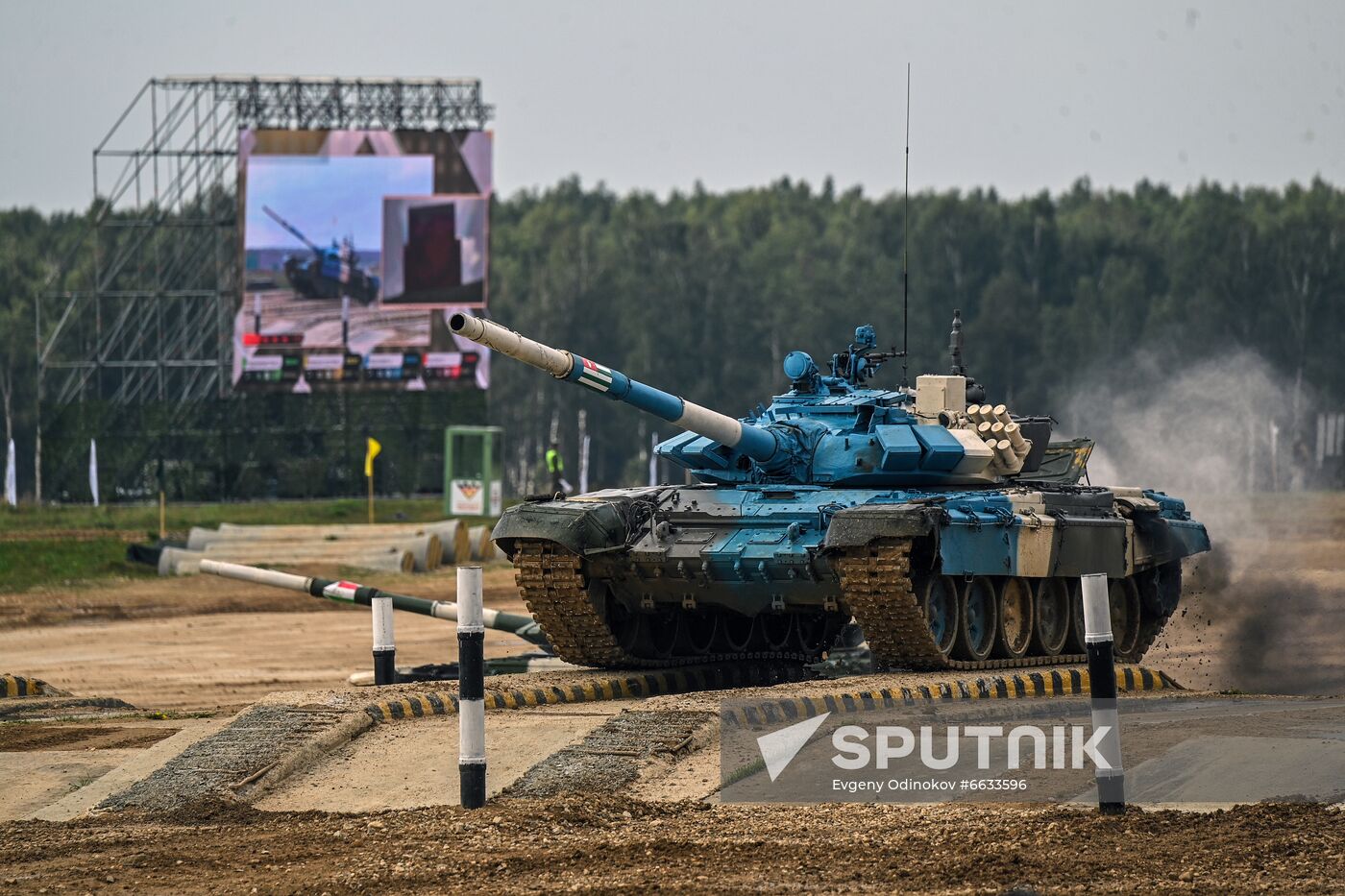 Russia Army Games Tank Biathlon