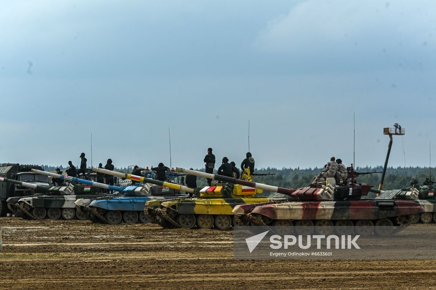 Russia Army Games Tank Biathlon