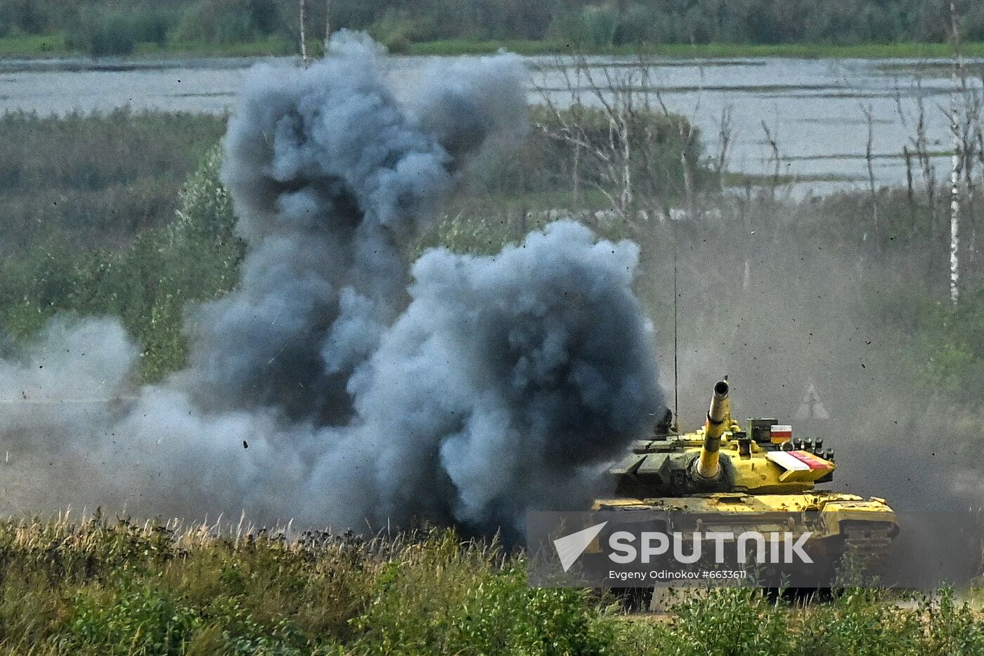 Russia Army Games Tank Biathlon