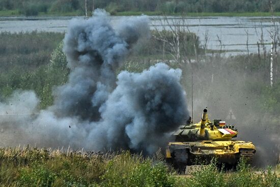 Russia Army Games Tank Biathlon