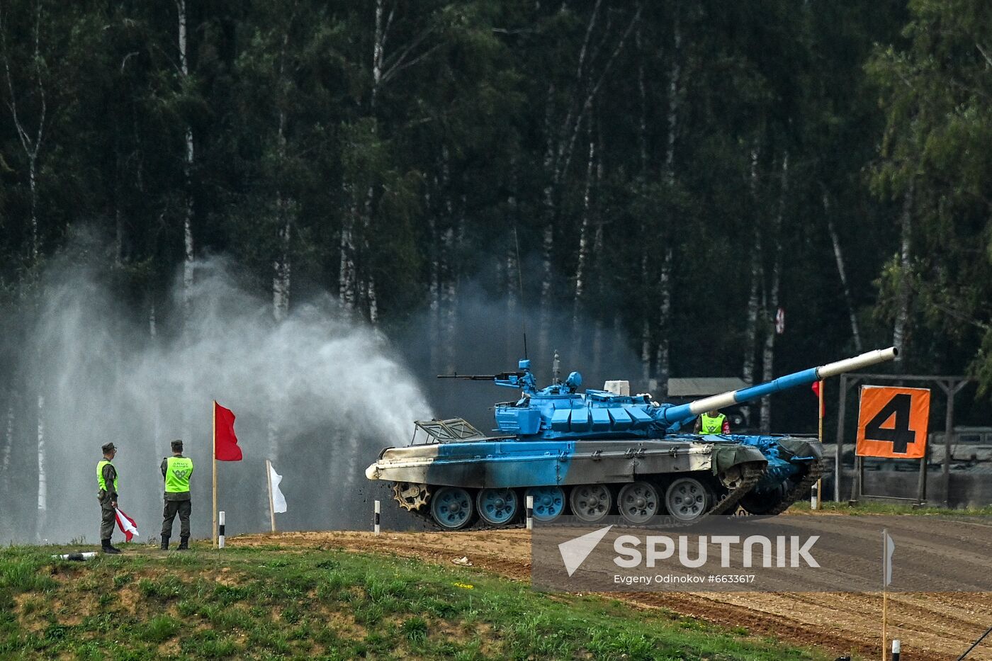 Russia Army Games Tank Biathlon