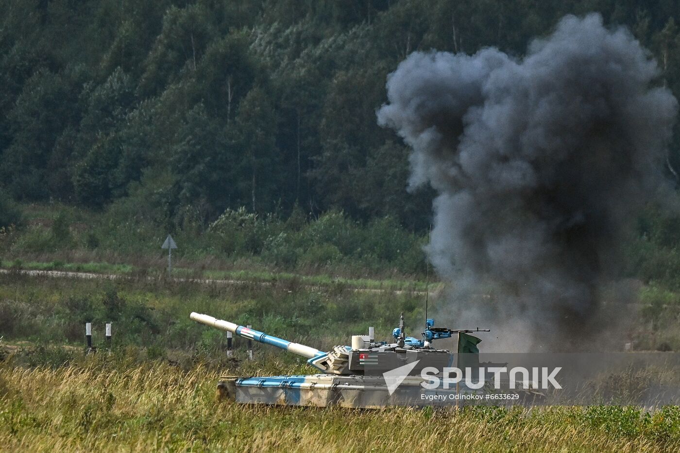 Russia Army Games Tank Biathlon