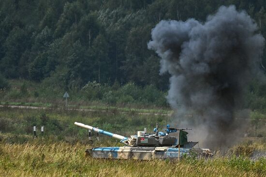 Russia Army Games Tank Biathlon
