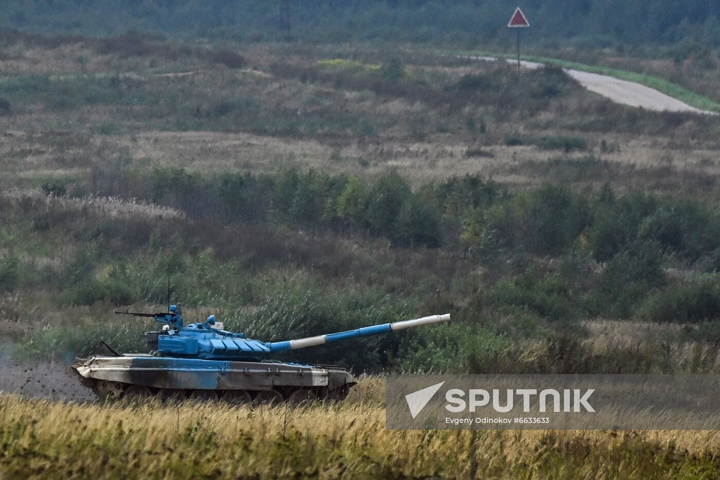 Russia Army Games Tank Biathlon