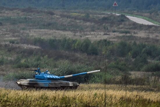 Russia Army Games Tank Biathlon