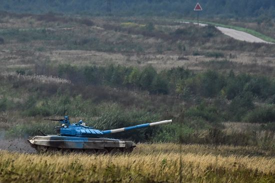 Russia Army Games Tank Biathlon