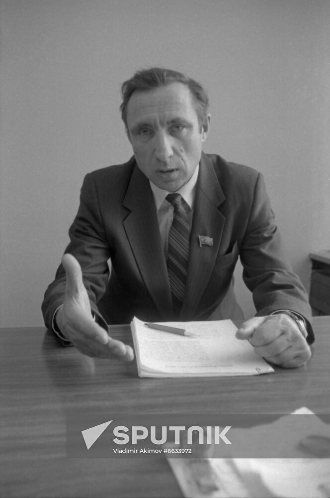 Deputy Director of Social Sciences Academy under USSR Communist Party Vasily Fedin