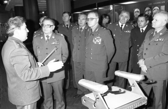 Polish Defense Minister Florian Siwicki in USSR