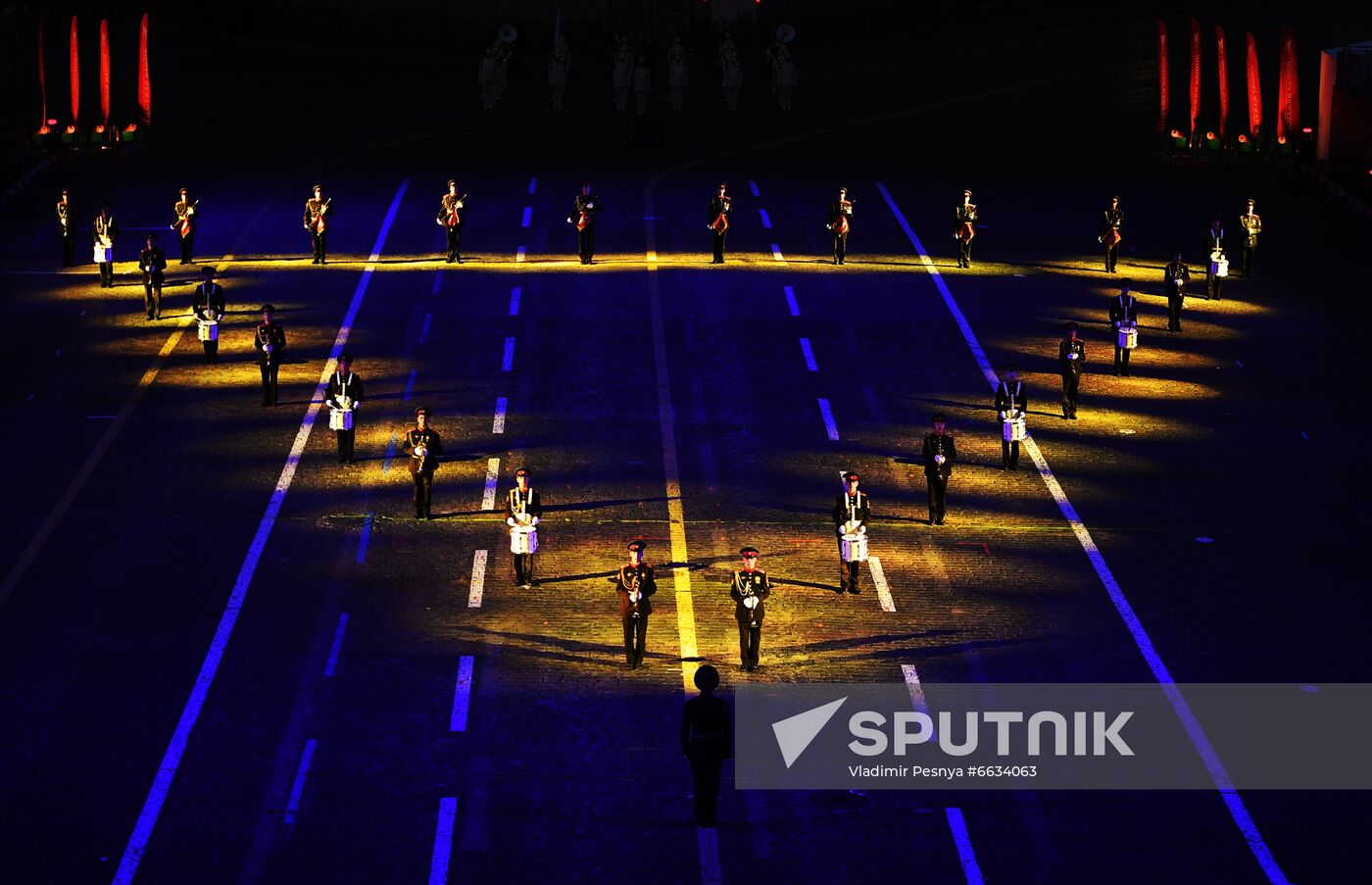 Russia Military Music Festival Rehearsal