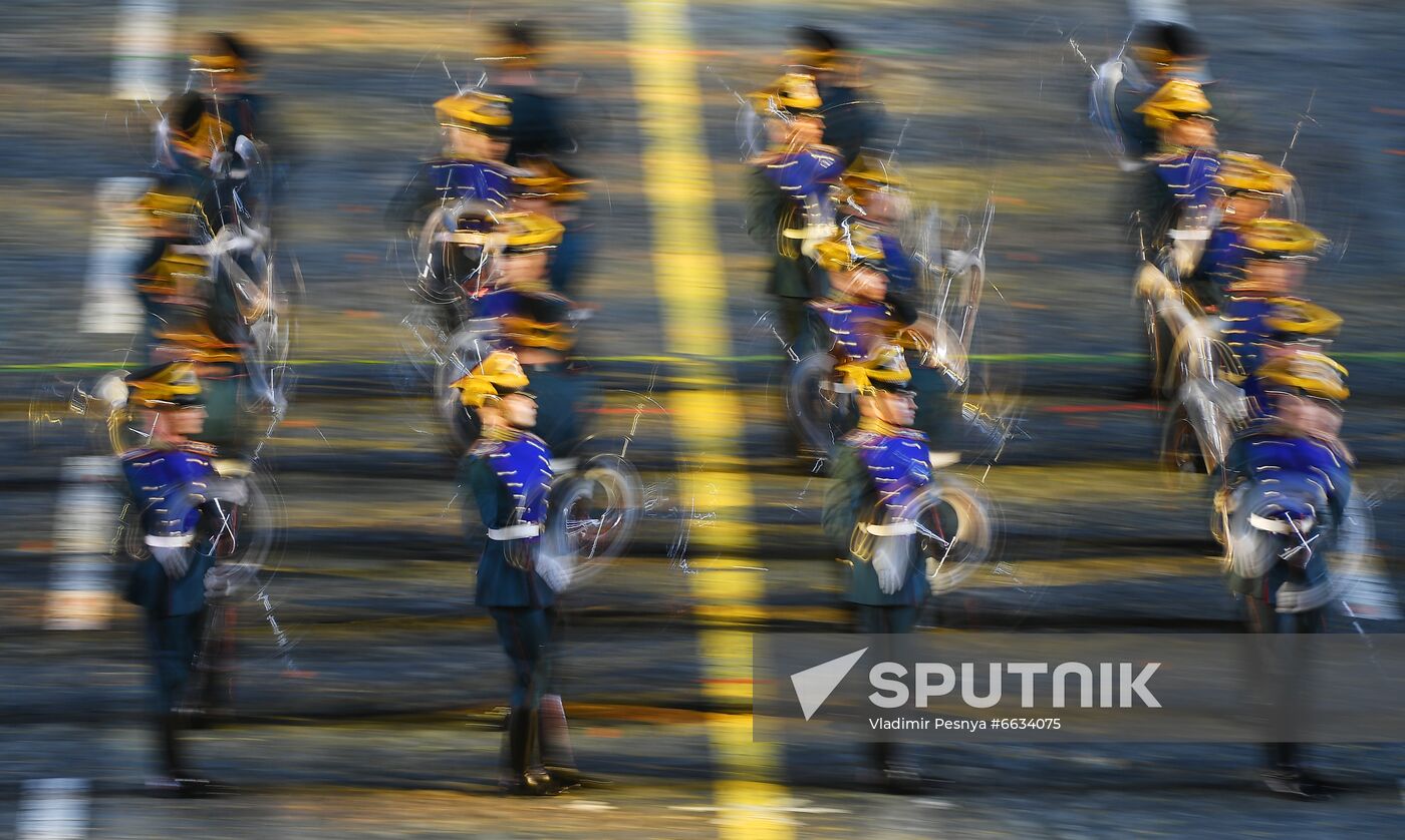 Russia Military Music Festival Rehearsal