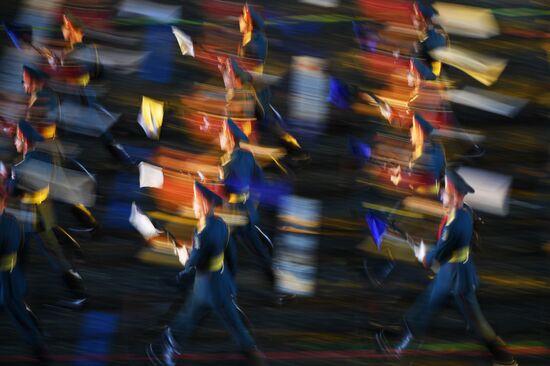 Russia Military Music Festival Rehearsal