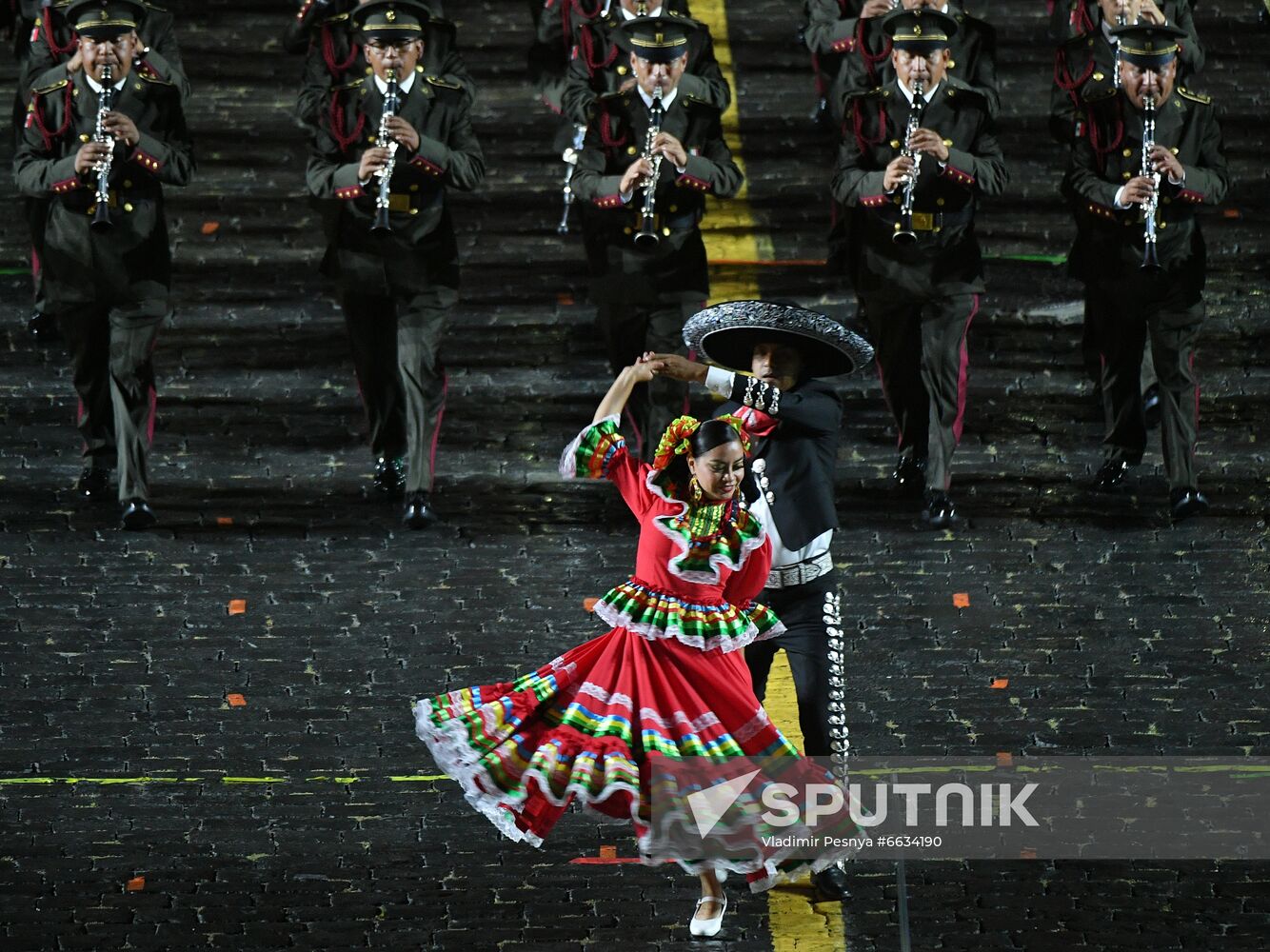 Russia Military Music Festival Rehearsal