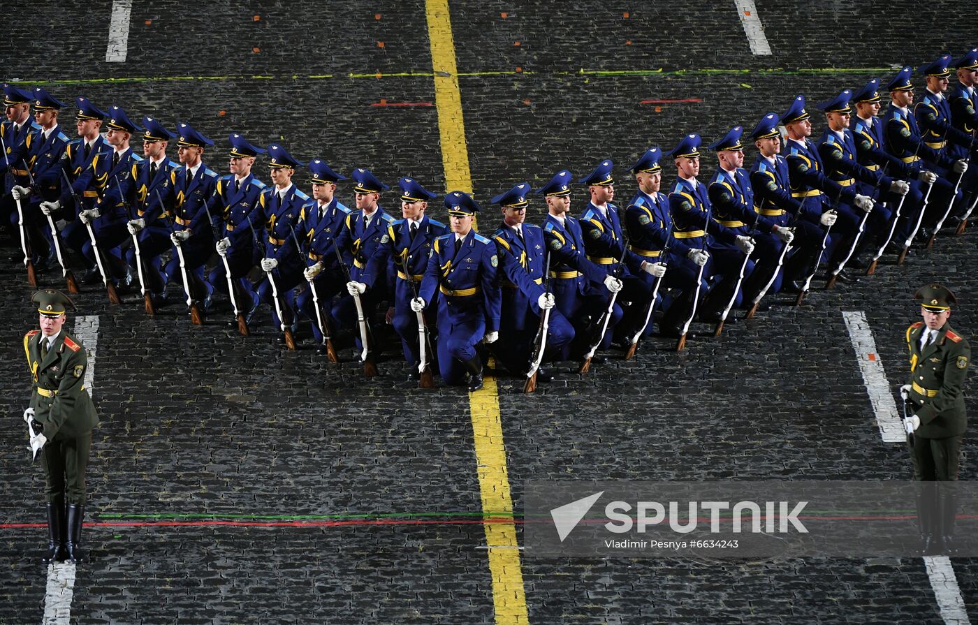 Russia Military Music Festival Rehearsal