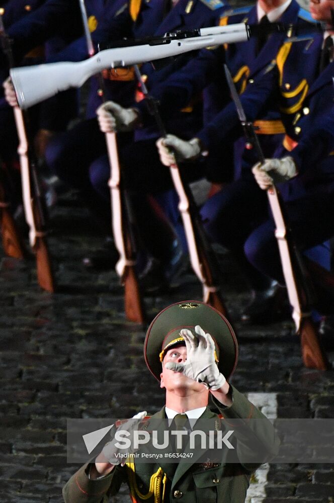 Russia Military Music Festival Rehearsal