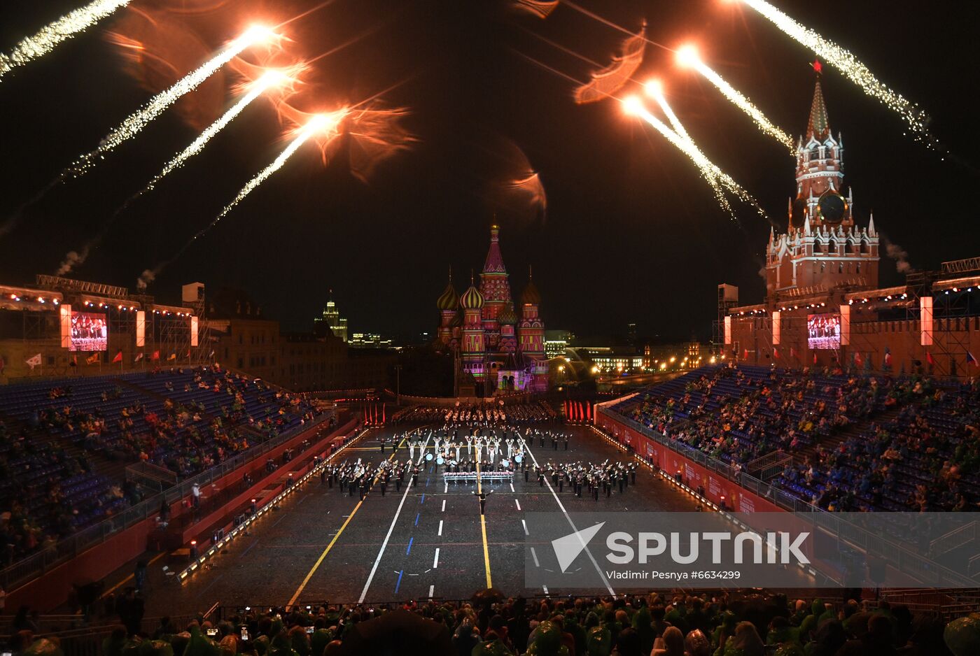 Russia Military Music Festival Rehearsal