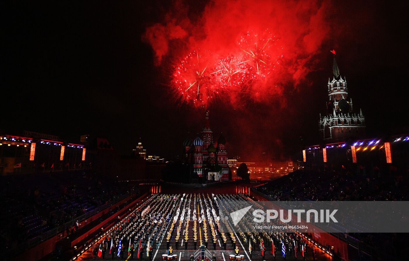 Russia Military Music Festival Rehearsal