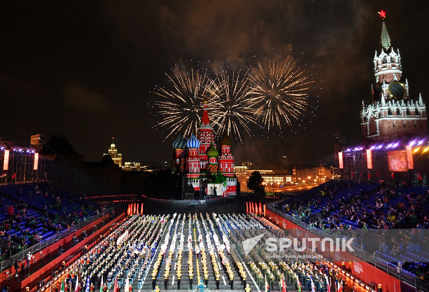 Russia Military Music Festival Rehearsal