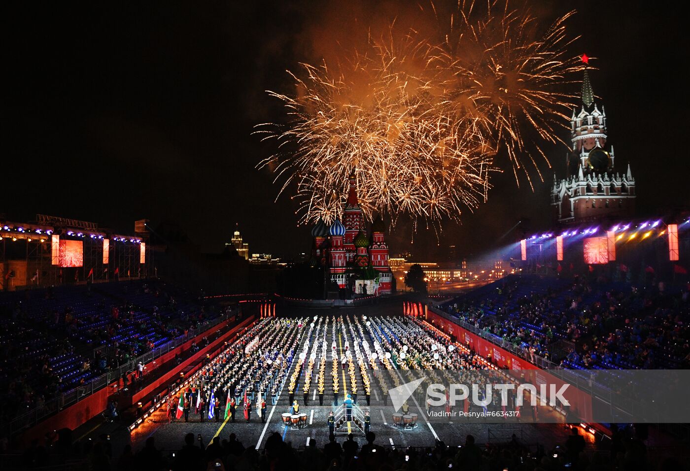 Russia Military Music Festival Rehearsal