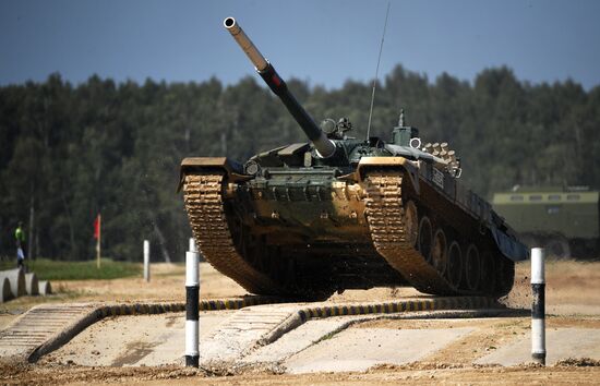 Russia Army Games Tank Biathlon