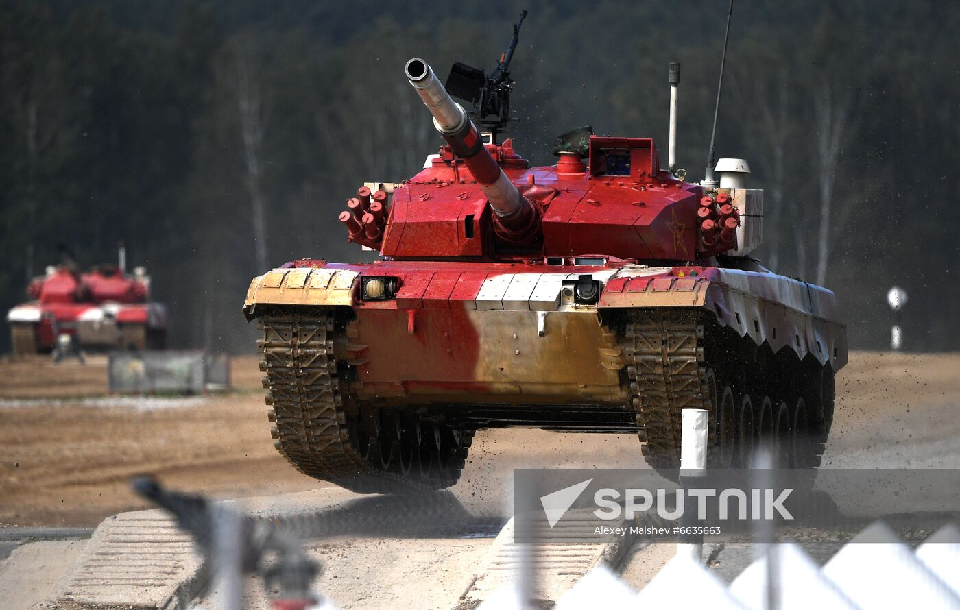 Russia Army Games Tank Biathlon