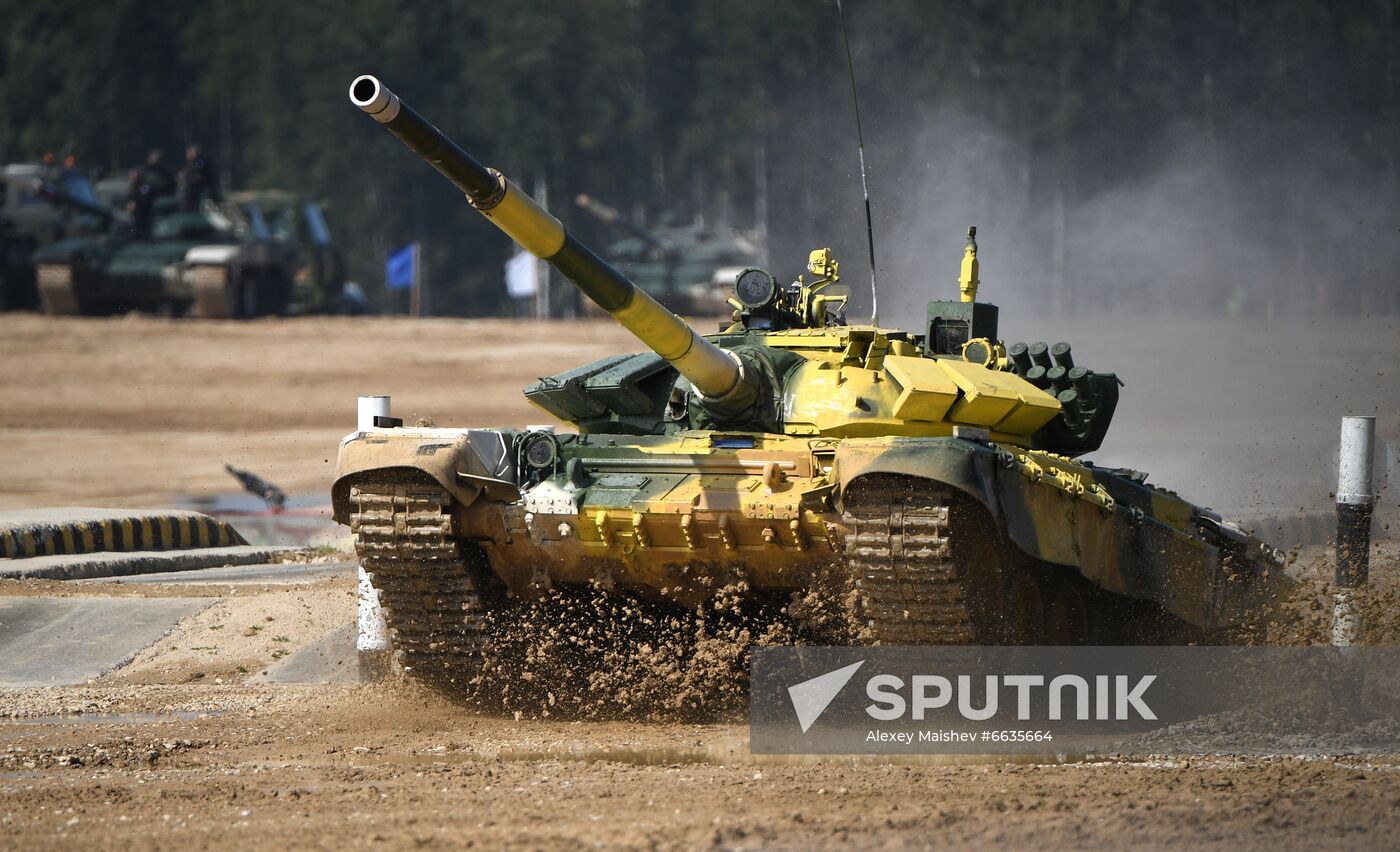 Russia Army Games Tank Biathlon